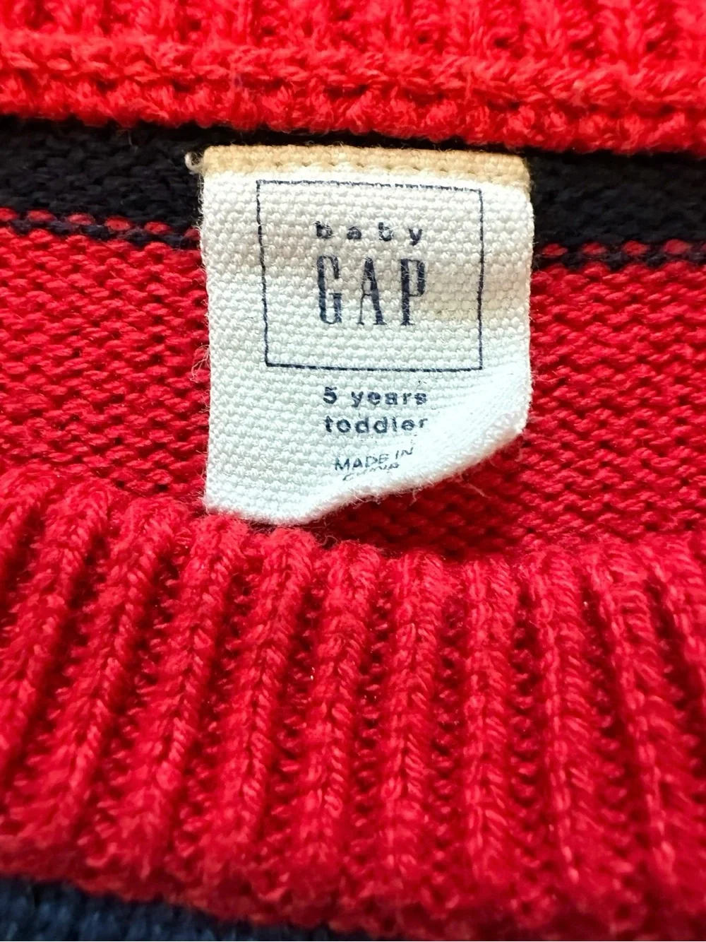 baby GAP | Halloween Monster Striped Knit Sweater (5)
